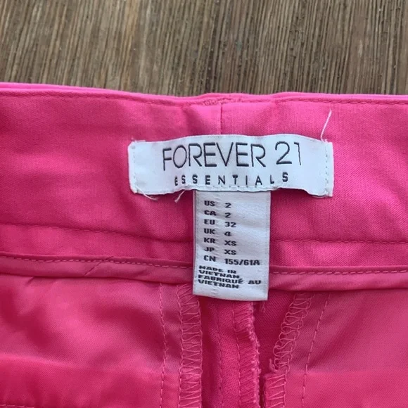 Hot Pink Chino Style Cotton Trousers - Picture 4 of 7